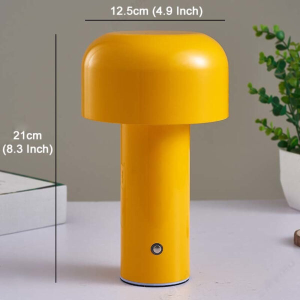 Lampe Champignon Sans Fil Jaune