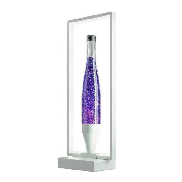 lavalampe glitter lamp glitzerlampe lila violett gestell rahmen weiss design 2 800x800 7c47de94 9fc4 4fdf 81e3 ea699fbdad04